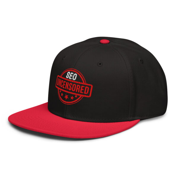 Snapback Red Black Black Left Front 6815ff1651799.jpg